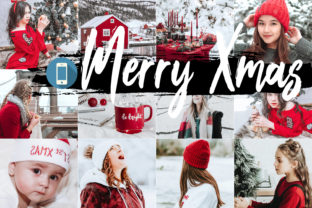 05 Merry Xmas Mobile Lightroom Presets for Actions Amp