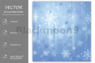 Background with Snowflakes for Branding