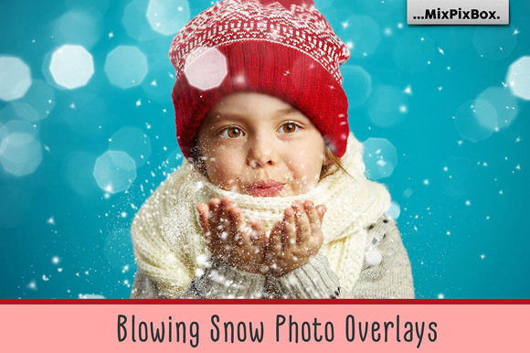 Blowing Snow Photo Overlays Layer Styles