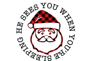 Buffalo Plaid Santa
