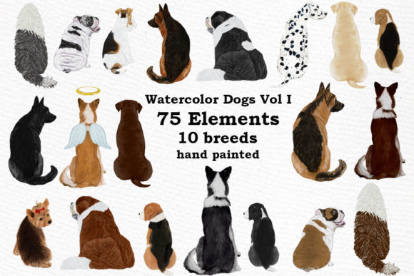 Dogs Clipart for Crafts