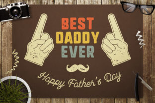 Fathers Day Print Design for T-Shirt SVG