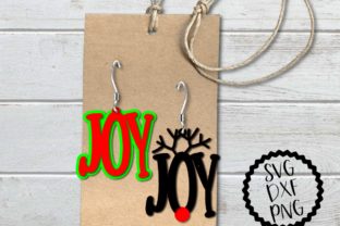 Joy Reindeer Holiday Earrings