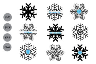 Snowflake Monogram for Crafts