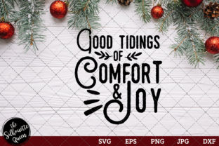 Tidings of Comfort and Joy Saying for Crafts
